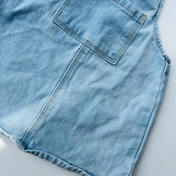 Zara Kids Denim Overalls Dress For Girls - Picture 4 of 9